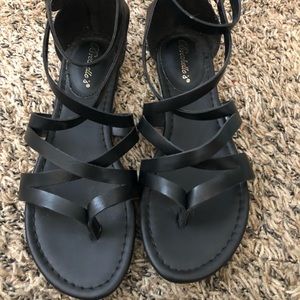 Black sandals